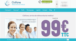 Desktop Screenshot of clicfone.com